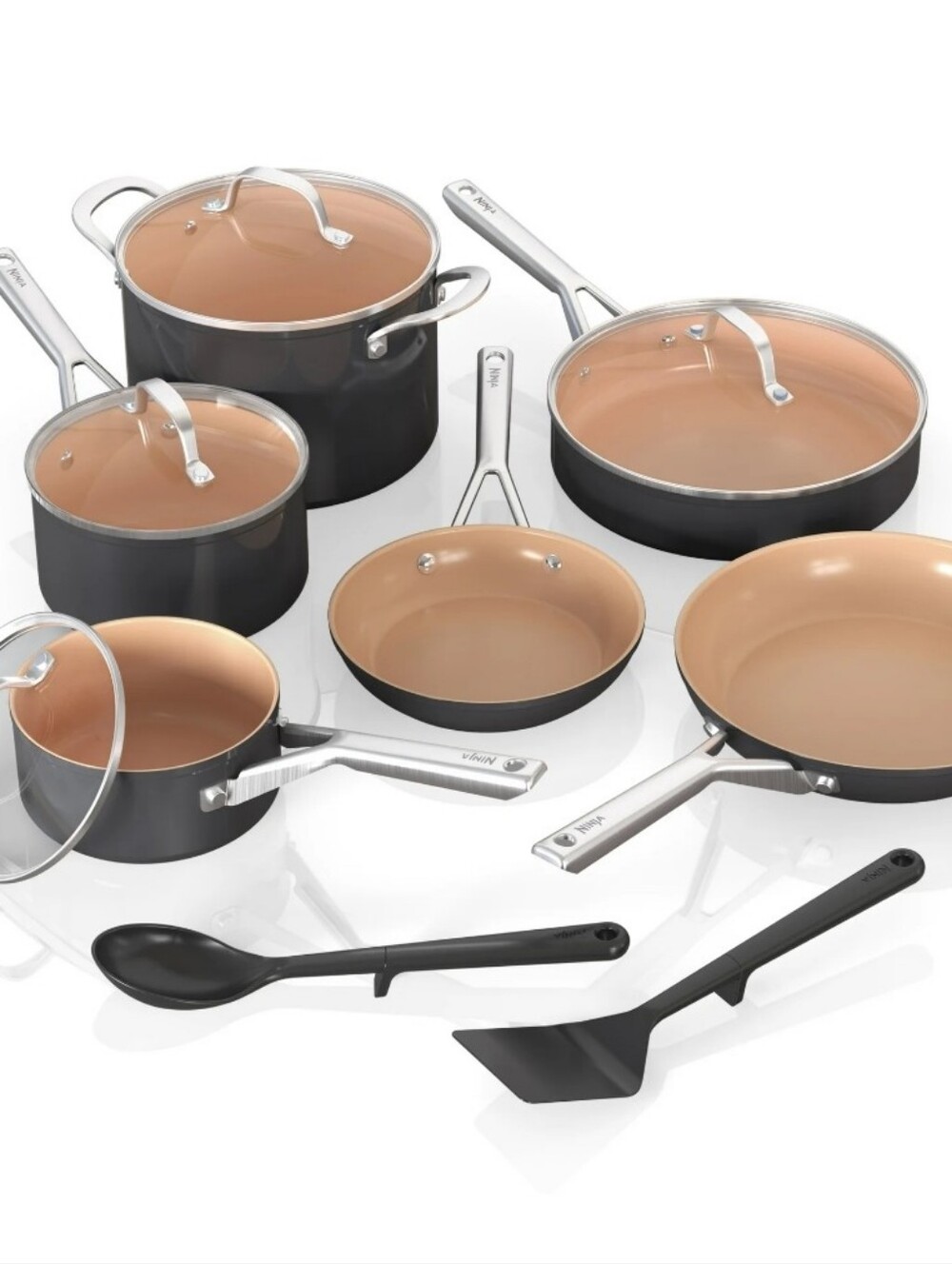 Ninja Extended Life Nonstick Ceramic 12-PC Cookware Set
